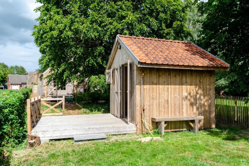 La Cabane Du Cerf Et Son Sauna Attre Екстер'єр фото